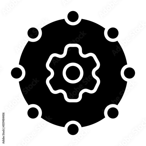 Engagement Vector Glyph Icon