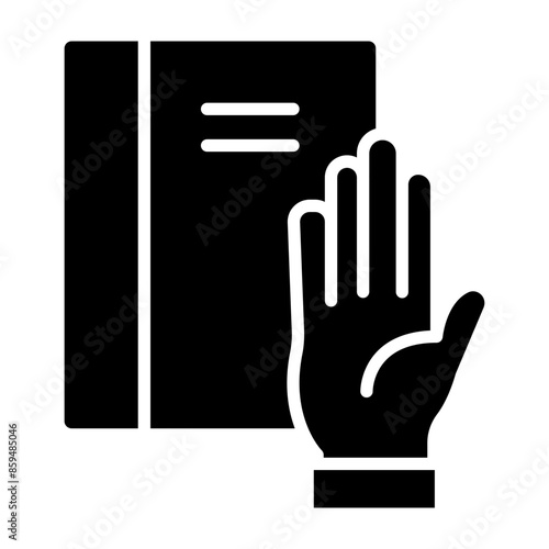 Truth Vector Glyph Icon