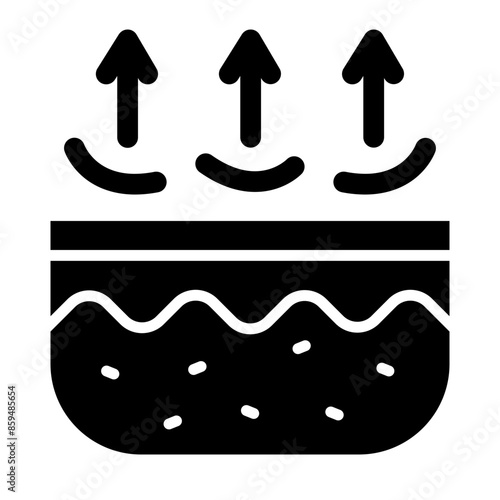 Dead Skin Vector Glyph Icon
