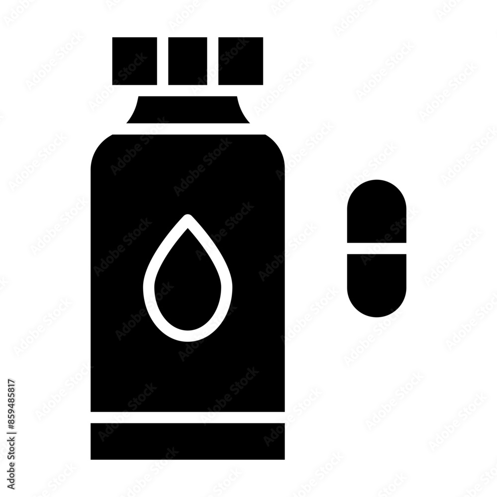 Suplement Vector Glyph Icon Suplement Vector Glyph Icon