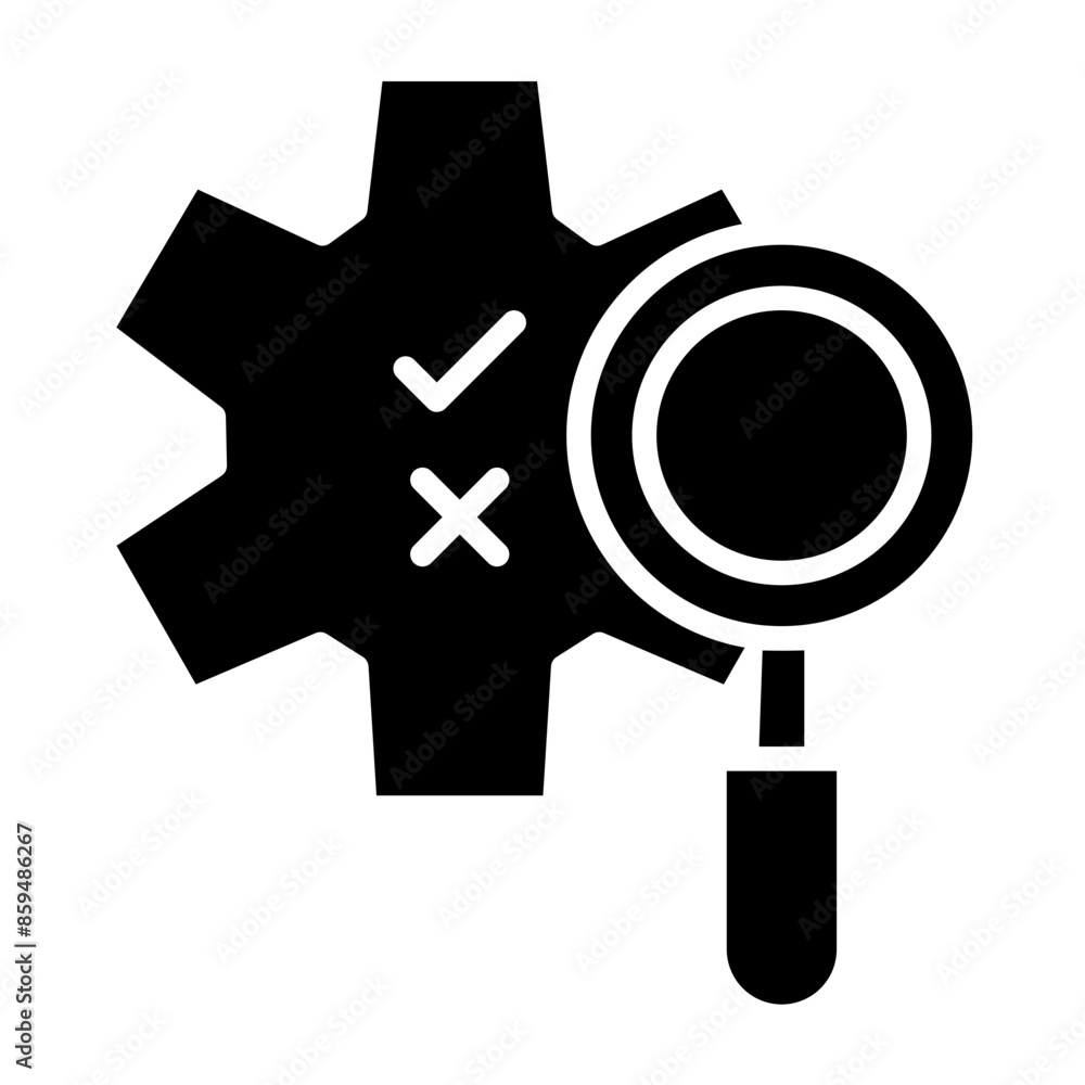 Boolean Search Vector Glyph Icon Boolean Search Vector Glyph Icon