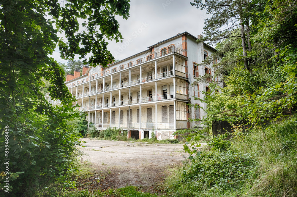 Verlassenes Hotel in Frankreich