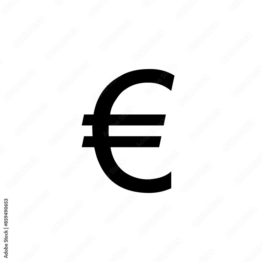 Euro coin icon vector illustration eps Euro coin icon vector illustration eps