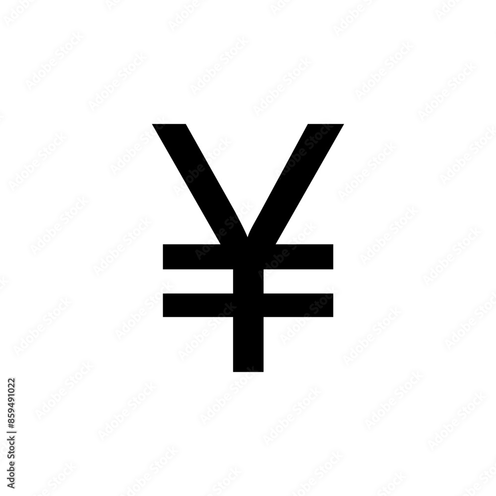 Fototapeta premium Japanese Yen coin icon vector illustration eps