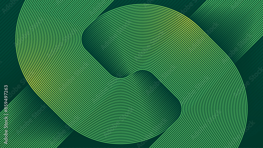Geometric Green Background with Diagonal Stripes and Gradients. Vector Minimalist Backdrop. Abstract modern lines design illustration. Geometric Green Background with Diagonal Stripes and Gradients. Vector Minimalist Backdrop. Abstract modern lines design illustration.
