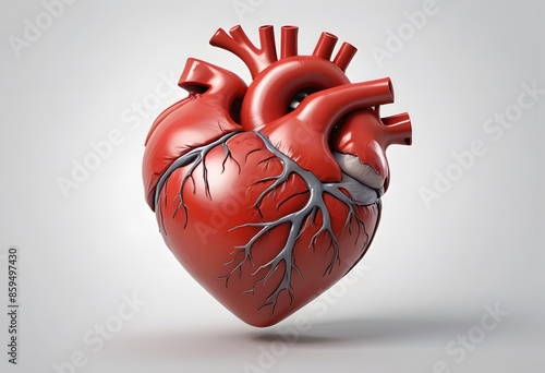 Wallpaper Mural Anatomical Heart Model Illustration Torontodigital.ca