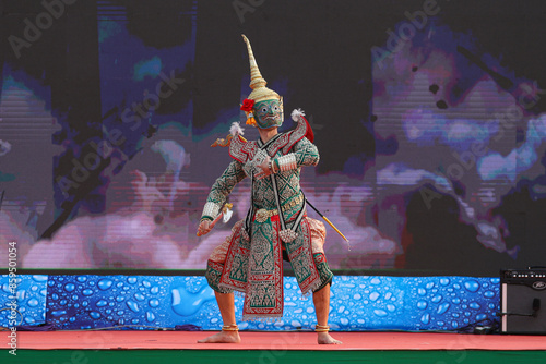 Photography KHON THAI dancing performers of one of Thailand's most highly regarded dances