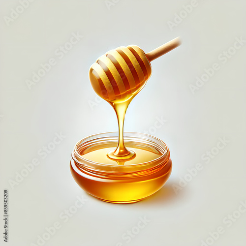 Golden Honey Jar and Drizzle