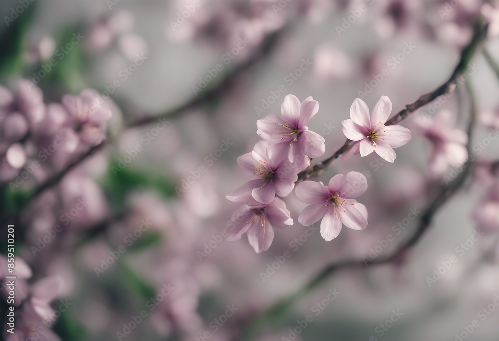 Creeper with spring season flowers isolated on transparent background Creeper with spring season flowers isolated on transparent background