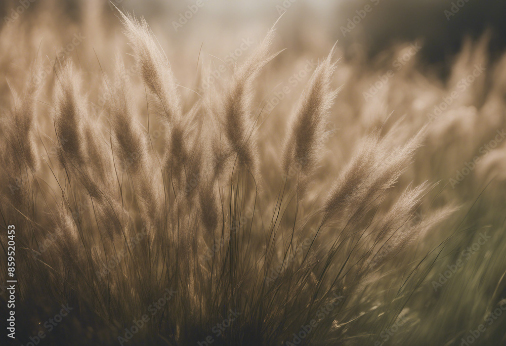 Fototapeta premium Tussock of grass isolated on transparent background
