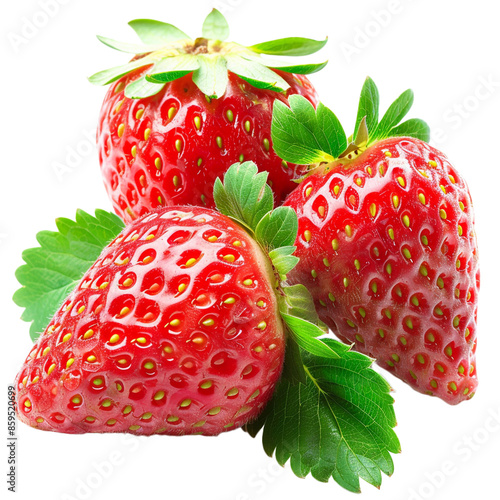 strawberry isolated on white background