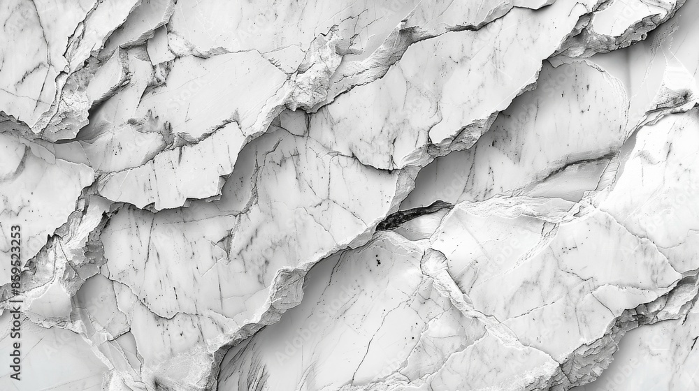 A detailed view of a white marble surface with numerous cracks and intricate vein patterns, highlighting the texture and natural beauty of the material. A detailed view of a white marble surface with numerous cracks and intricate vein patterns, highlighting the texture and natural beauty of the material.