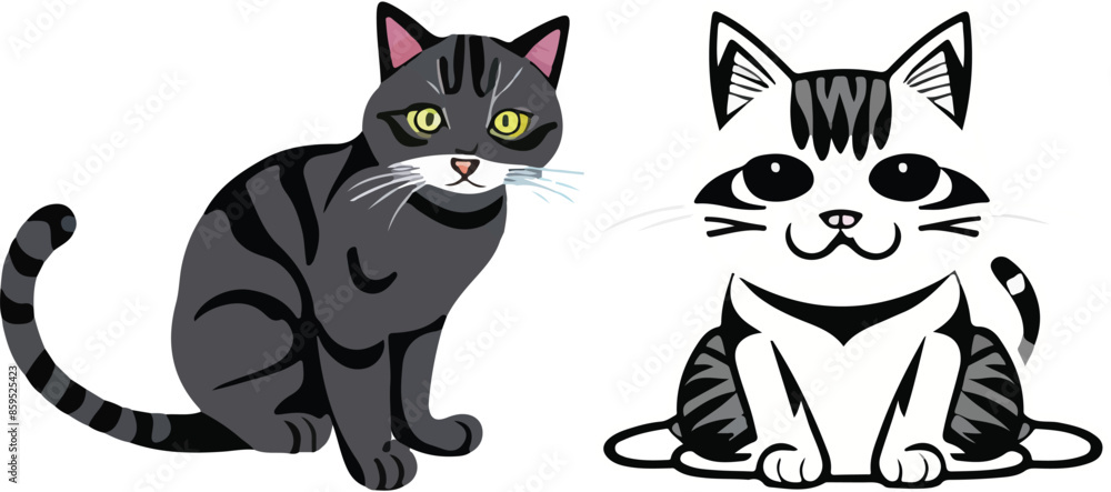cat icon vector art