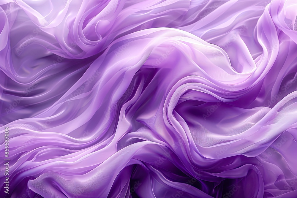 Obraz premium A purple fabric with a wave pattern