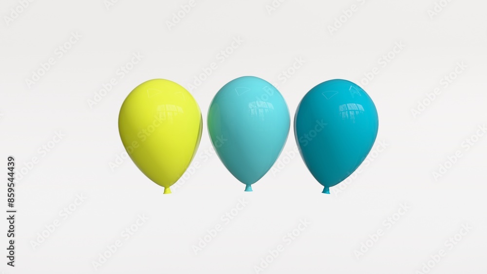 balloons happy birthday render 3d balloons happy birthday render 3d