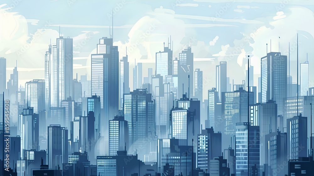 abstract city skyline abstract city skyline
