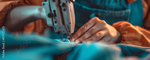 Seamstress Sewing Sustainab...