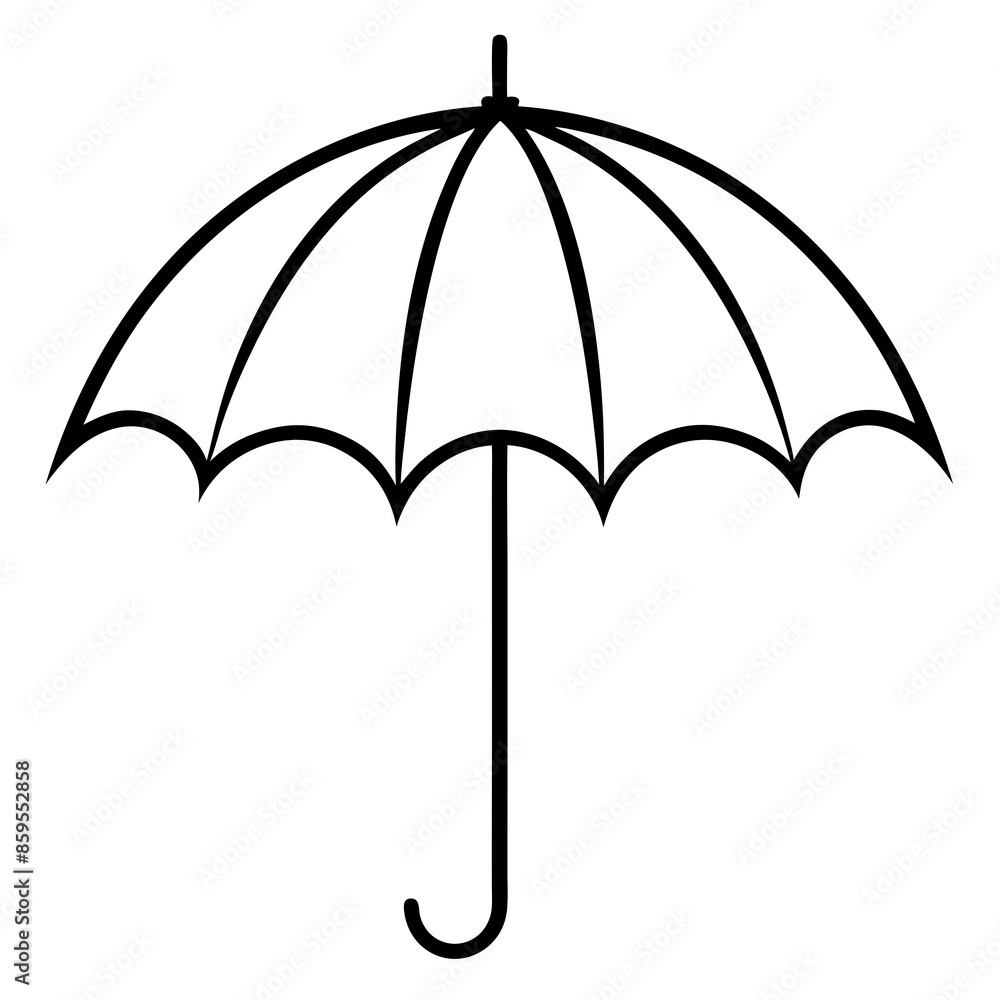 black umbrella isolated on white black umbrella isolated on white