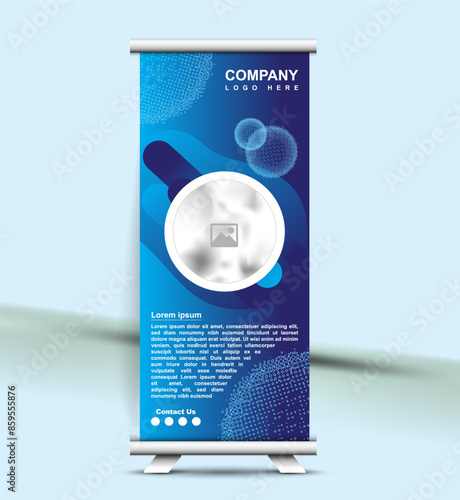 Business Roll-Up Banner and Standee Design Template