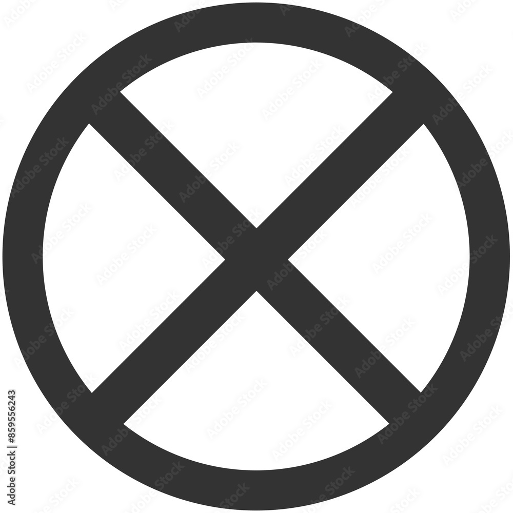 black round cross mark icon sign black round cross mark icon sign