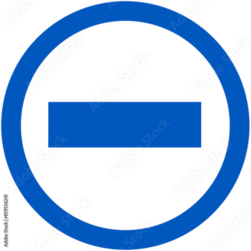 blue no entry sign outline Free Download blue no entry sign outline - GFXLoad