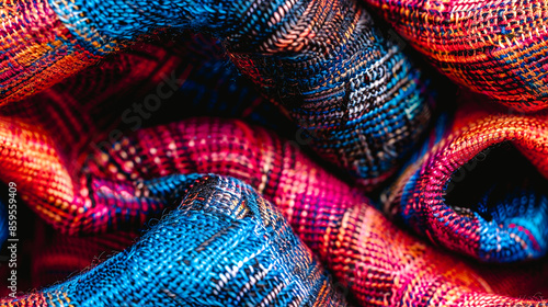 Tissus tissés colorés