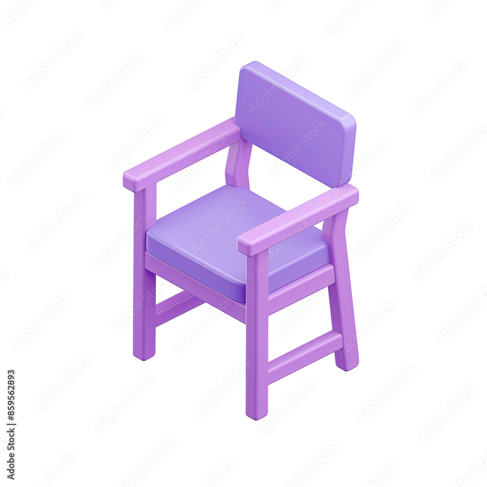 Purple Chair | Isolated on Transparent & White Background | PNG File with Transparency Purple Chair | Isolated on Transparent & White Background | PNG File with Transparency