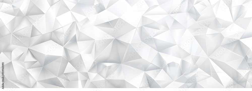 Abstract white background with a low poly design, vector illustration. A lowpoly geometric pattern in light grey and gray colors for a banner, poster or web site template Abstract white background with a low poly design, vector illustration. A lowpoly geometric pattern in light grey and gray colors for a banner, poster or web site template