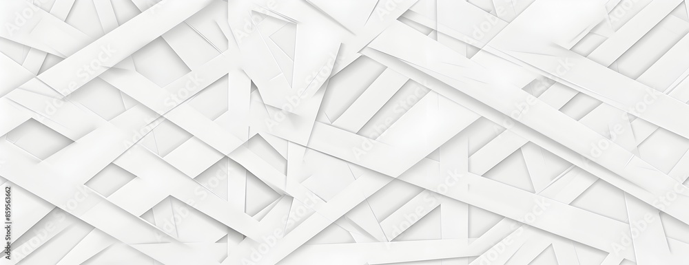 Abstract white background with geometric pattern for design and presentation, vector illustration, flat style, white color Abstract white background with geometric pattern for design and presentation, vector illustration, flat style, white color