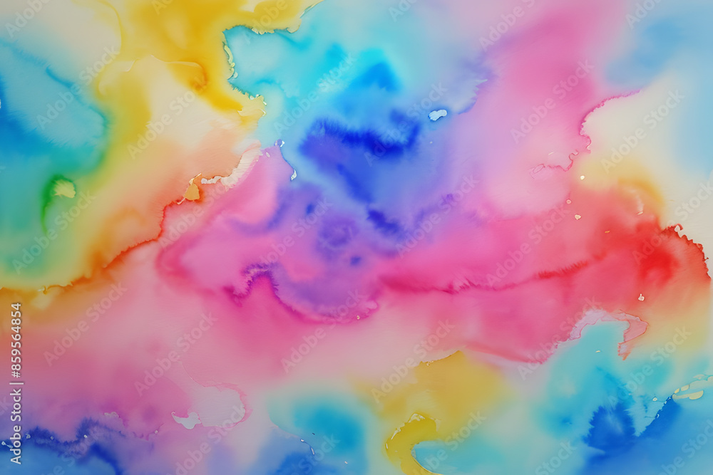 Abstract Watercolor Tech Conference Background. Leave a circular negative space in a strategic position for overlaying a conference logo. Abstract Watercolor Tech Conference Background. Leave a circular negative space in a strategic position for overlaying a conference logo.