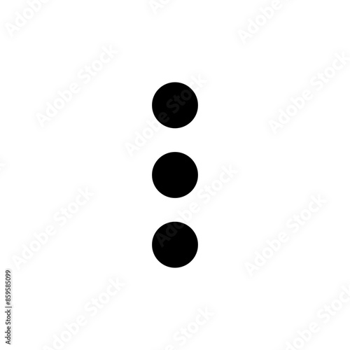 Menu Dots Icon Perfect for Interface and Navigation Design