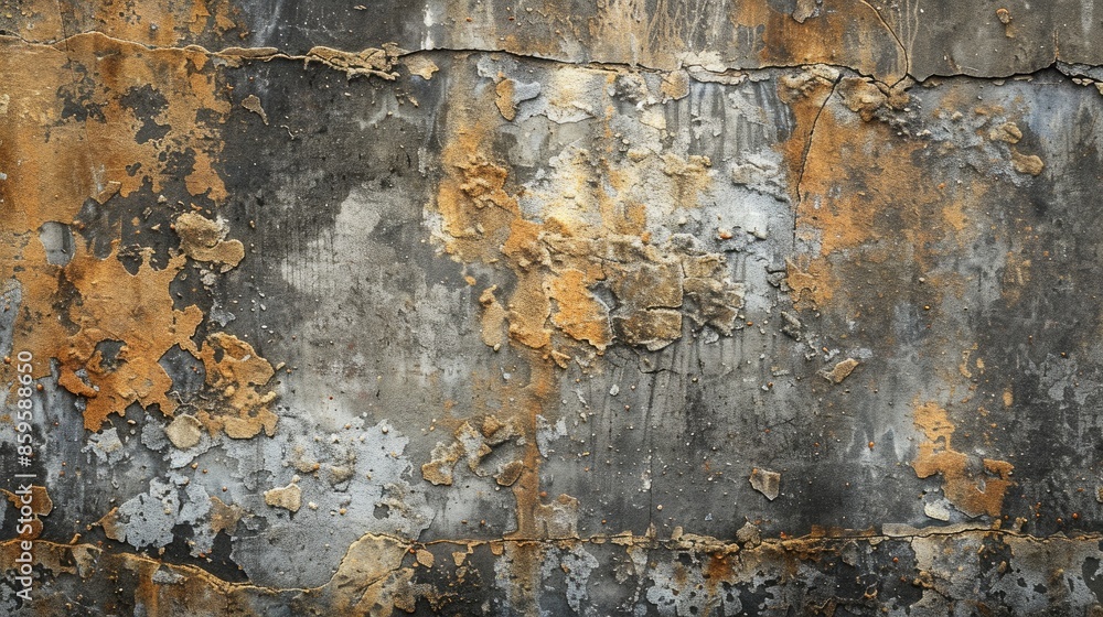 Fototapeta premium Background with a grungy wall