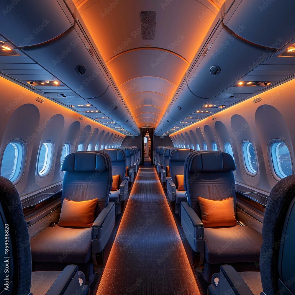 Fototapeta premium Premium business class comfort.