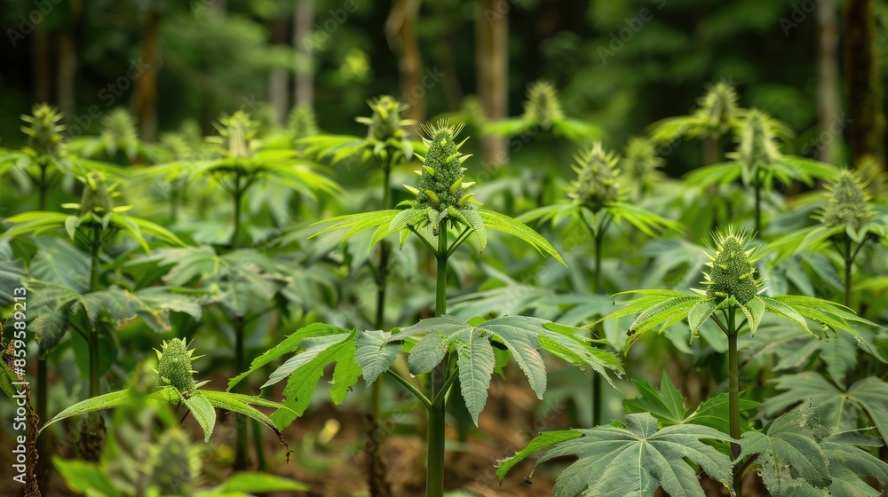 Castor Plant Also Known as Arandee is Cultivated for Oil Extraction Castor Plant Also Known as Arandee is Cultivated for Oil Extraction
