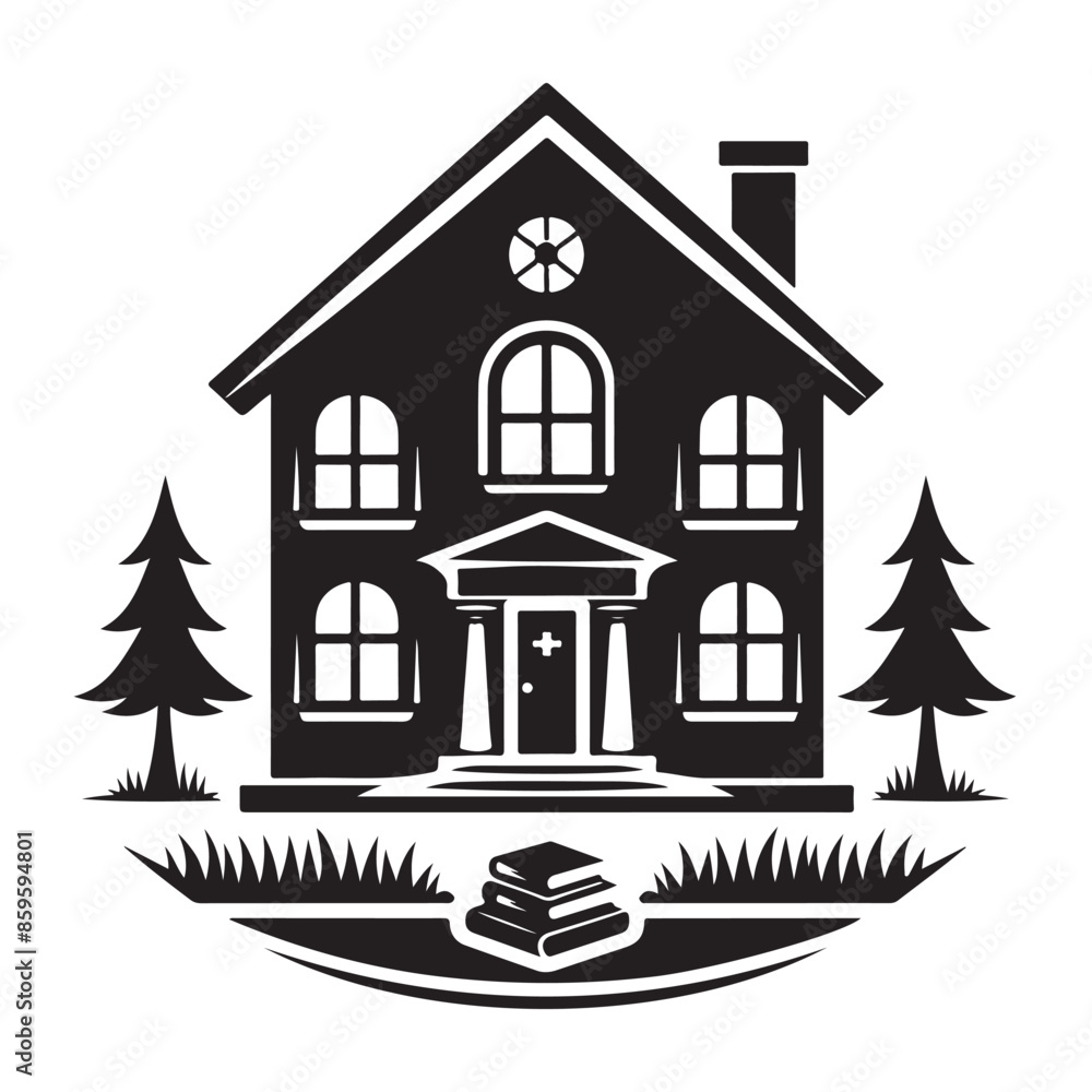 Home vector silhouette Home vector silhouette