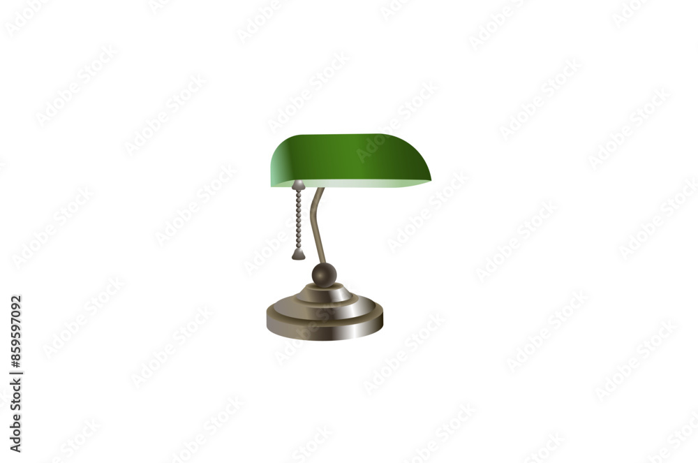 Lamp vector illustration on white background Lamp vector illustration on white background