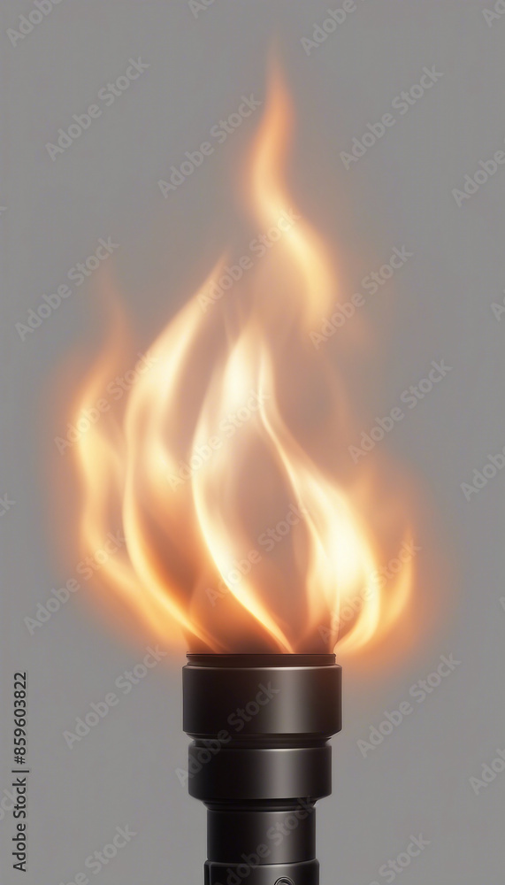 Torch flame close up Torch flame close up