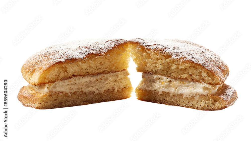 Rustic Italian Dessert Torta della Nonna on Transparent Background, Traditional Homemade Pie with Almond Custard and Lemon Zest Rustic Italian Dessert Torta della Nonna on Transparent Background, Traditional Homemade Pie with Almond Custard and Lemon Zest