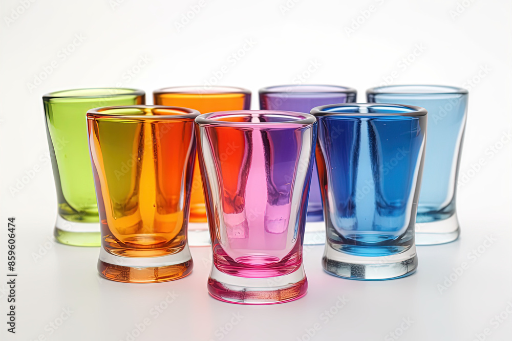 colored shot glasses colored shot glasses