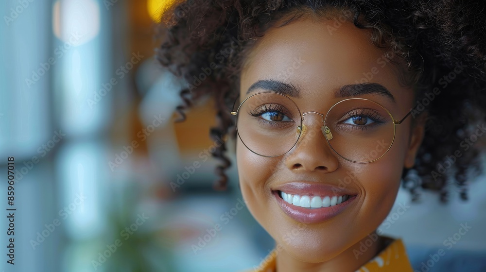 A smiling woman with curly hair and glasses stands indoors, showcasing a modern, cheerful look with a well-lit background that highlights her vibrant personality and enthusiasm. A smiling woman with curly hair and glasses stands indoors, showcasing a modern, cheerful look with a well-lit background that highlights her vibrant personality and enthusiasm.