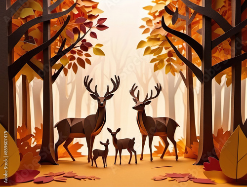 deer in the forest