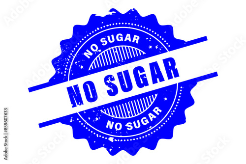 No sugar stamp sign seal PNG Background photo