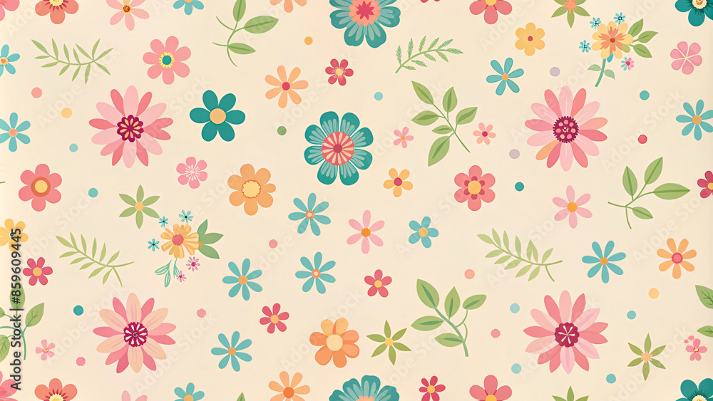 floral seamless pattern background natural decoration floral seamless pattern background natural decoration