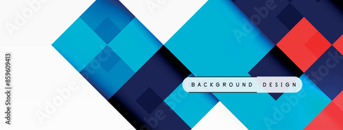 Dynamic colorful squares background. Vector Illustration For Wallpaper, Banner, Background, Card, Book Illustration, landing page