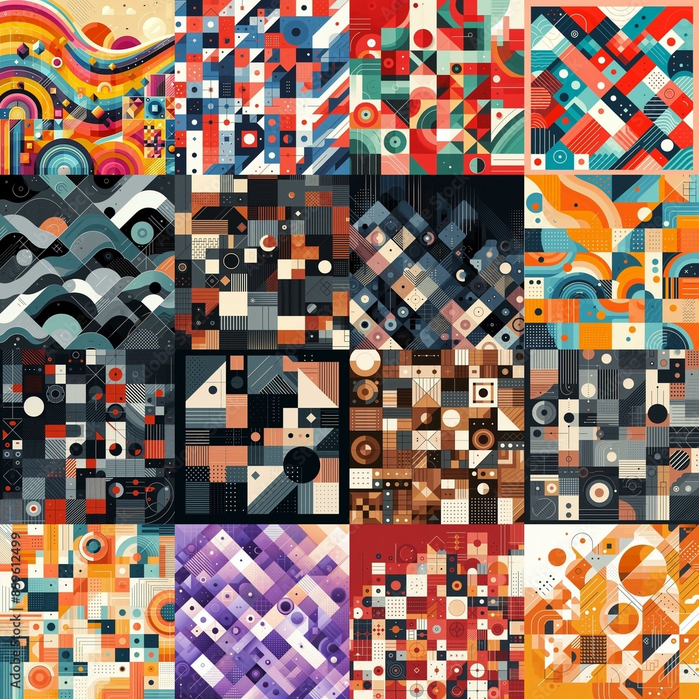 Modern abstract backgrounds. AI generated illustration Modern abstract backgrounds. AI generated illustration