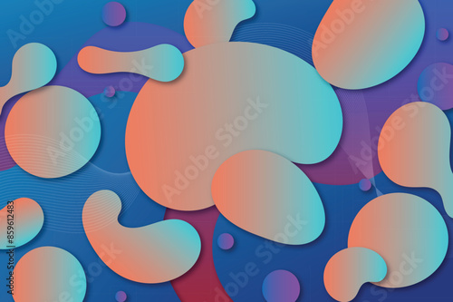 Abstract geometric memphis background 