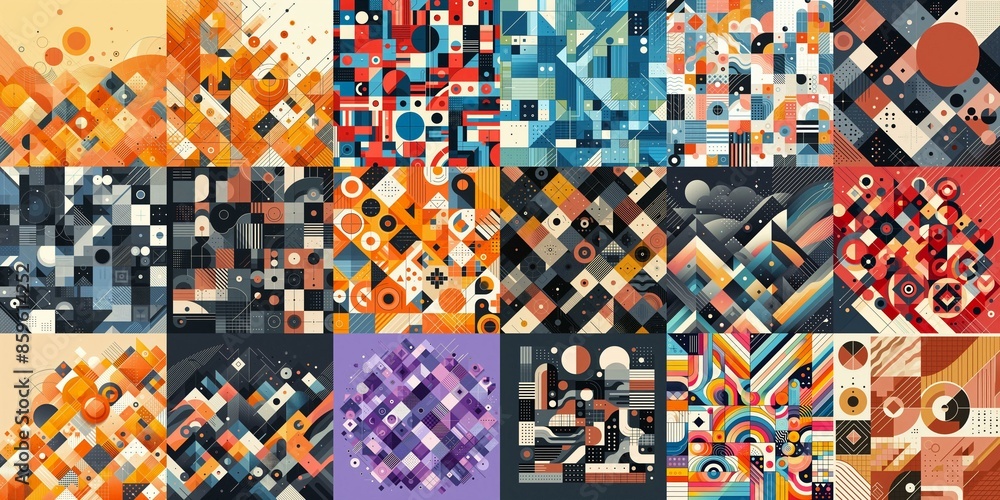 Modern abstract backgrounds. AI generated illustration Modern abstract backgrounds. AI generated illustration