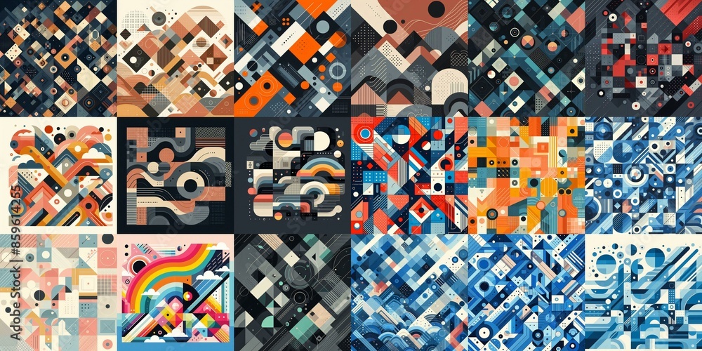 Modern abstract backgrounds. AI generated illustration Modern abstract backgrounds. AI generated illustration