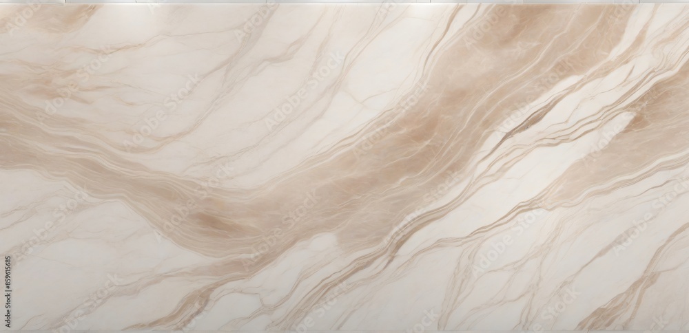 Obraz premium Beige marble stone texture background showing natural pattern creating abstract lines