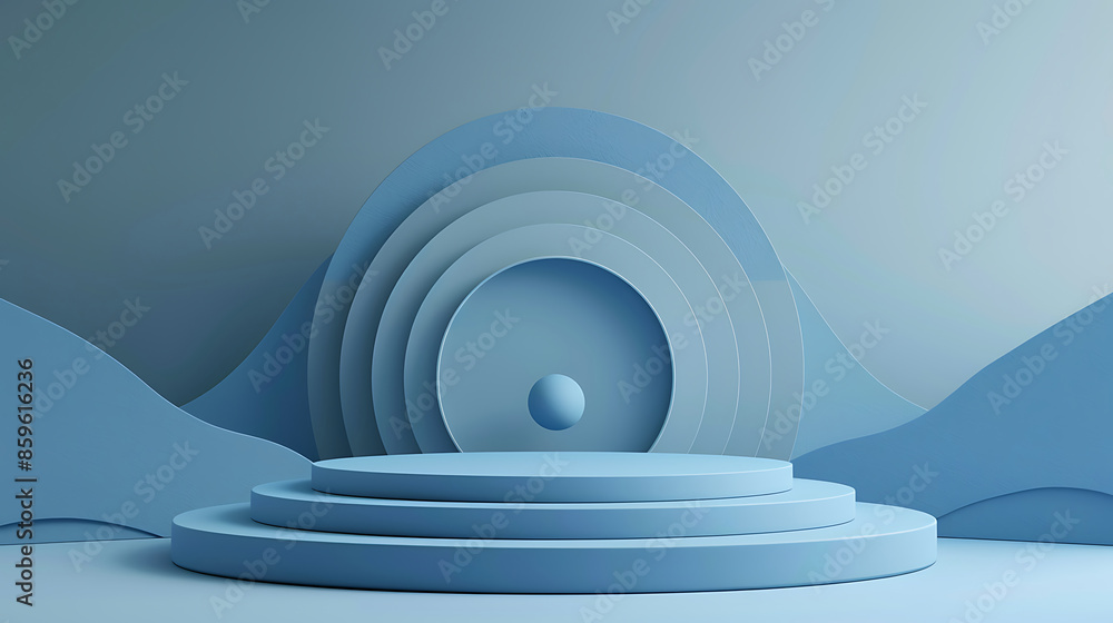 Obraz premium display booth background